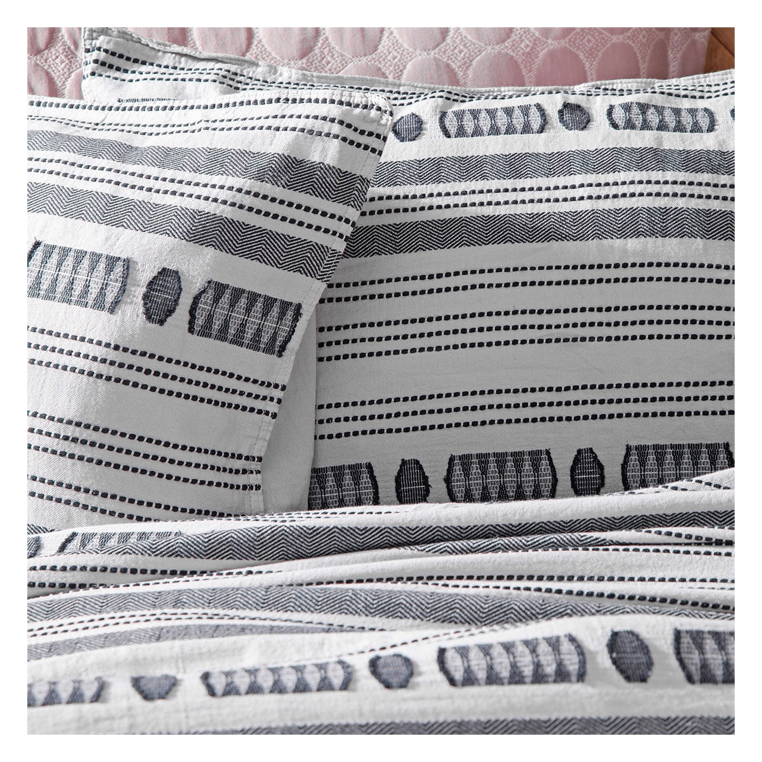 YURI YATAK ÖRTÜSÜ TAKIMI ÇİFT KİŞİLİK AÇIK GRİ 240X260