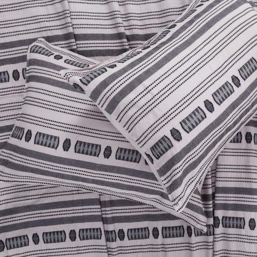  YURI YATAK ÖRTÜSÜ TAKIMI ÇİFT KİŞİLİK AÇIK GRİ 240X260