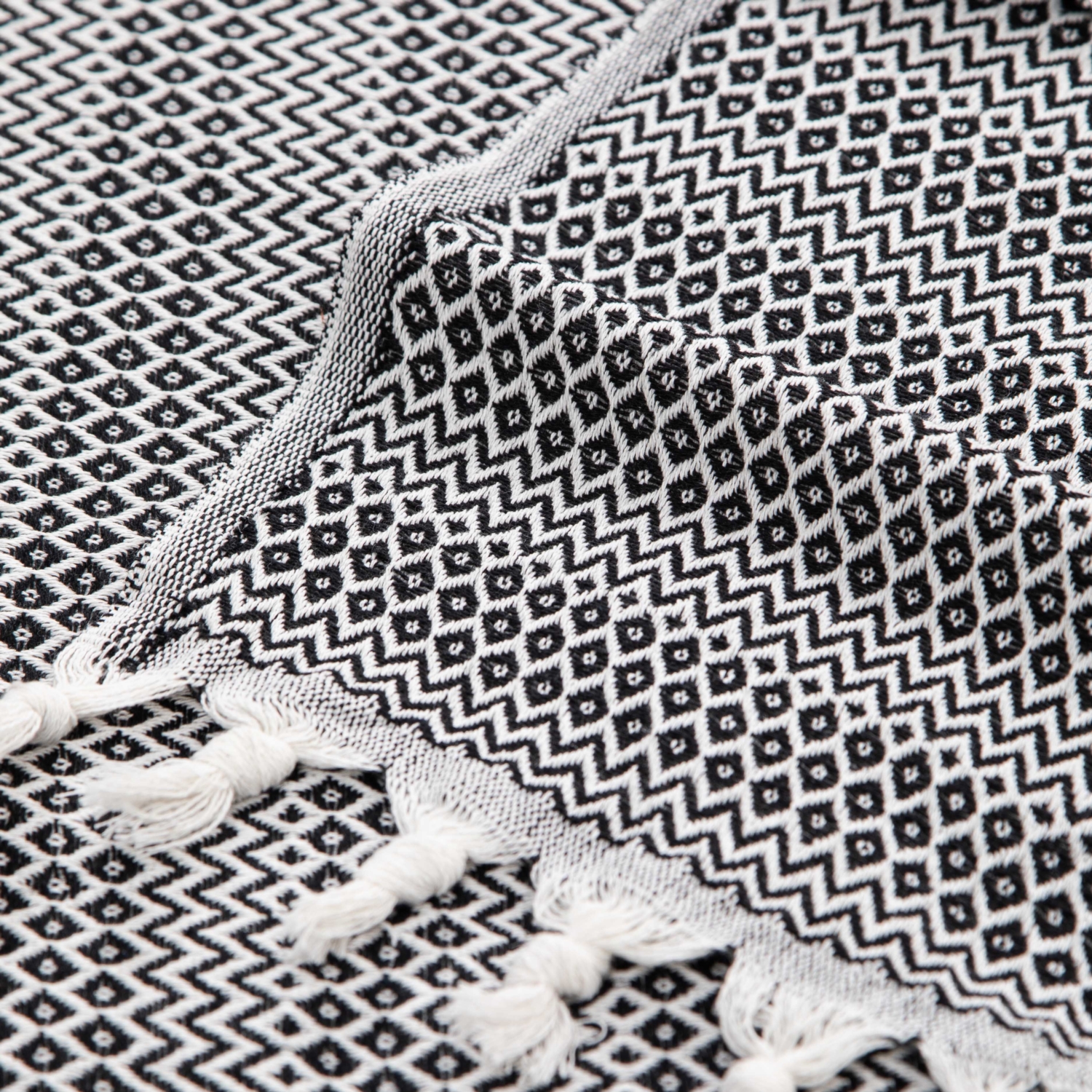 NANCY SİYAH ÇİFT KİŞİLİK PİKE 200X230CM