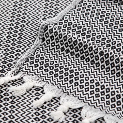  NANCY SİYAH ÇİFT KİŞİLİK PİKE 200X230CM