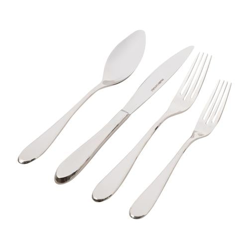  FRANSIZ 24 PARÇA ÇATAL KAŞIK BIÇAK SETİ- DÜZ PARLAK