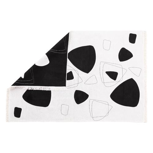  KELSEY ÇİFT TARAFLI HALI SİYAH 160X230