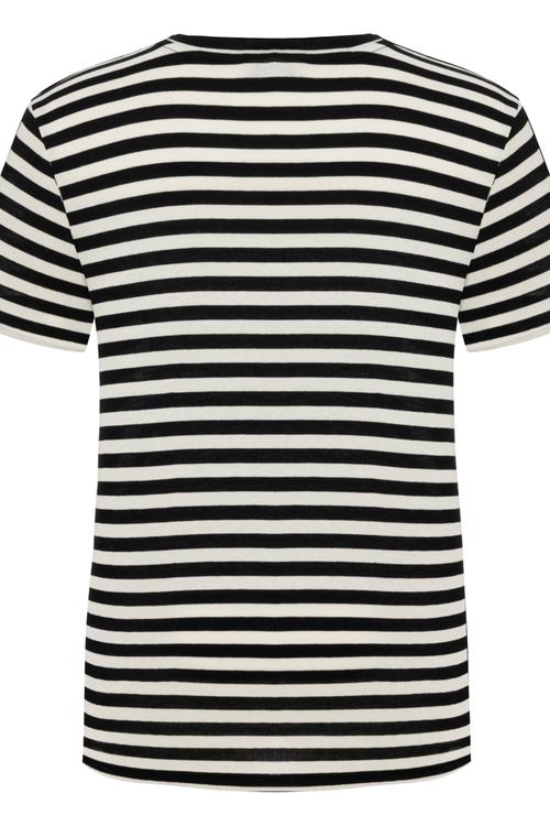  TAŞLI DENİZ YILDIZI DETAYLI KISA KOLLU T-SHIRT