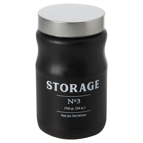  MONTANA SİYAH KAVANOZ NO3-1700ML