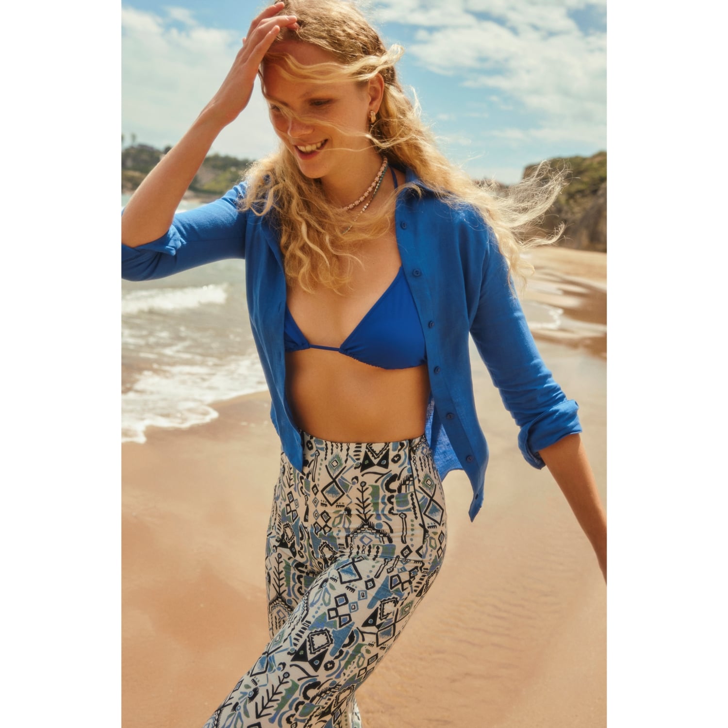 REGULAR FIT KETEN GÖMLEK