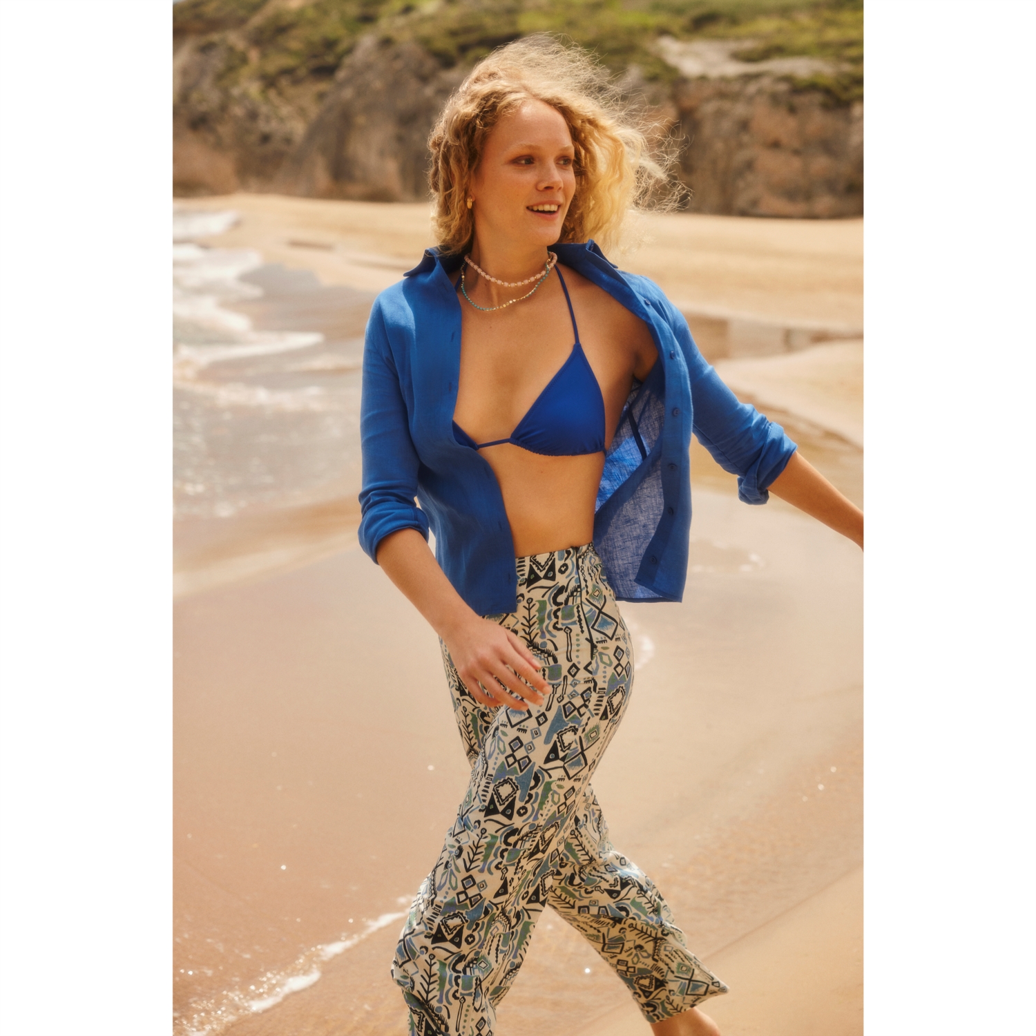 REGULAR FIT KETEN GÖMLEK