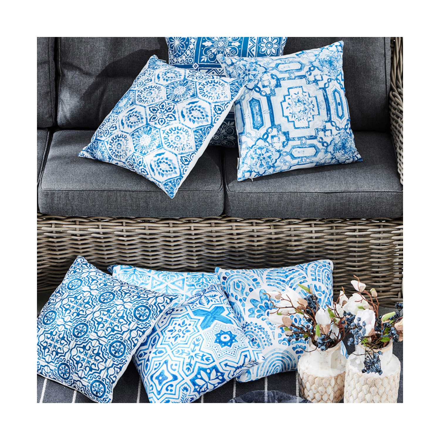 AZURE BREEZE KIRLENT LACİVERT 45X45