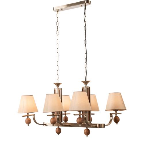  WOODEN 6'LI MASAÜSTÜ AVİZE