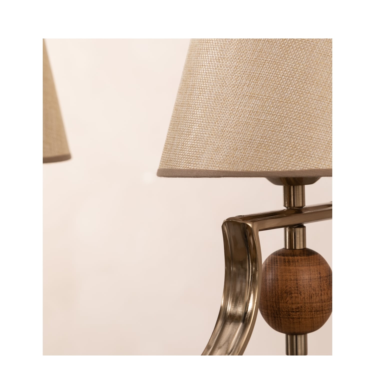 WOODEN 6'LI MASAÜSTÜ AVİZE