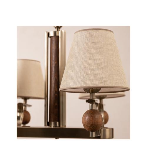  WOODEN 6'LI MASAÜSTÜ AVİZE