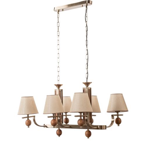  WOODEN 6'LI MASAÜSTÜ AVİZE