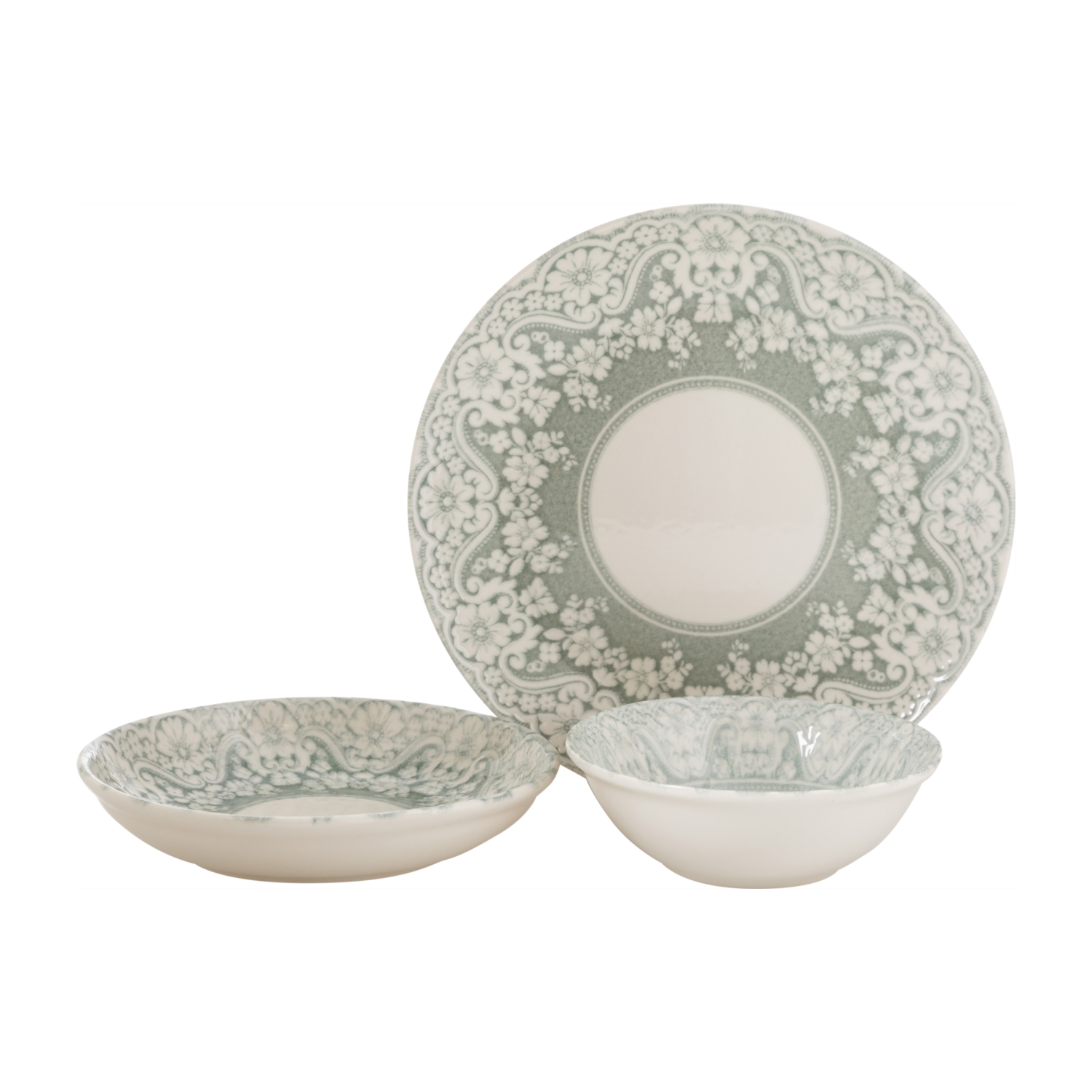 NEW AGE PORSELEN YEMEK TAKIMI 12 PARÇA -ROMANTIC