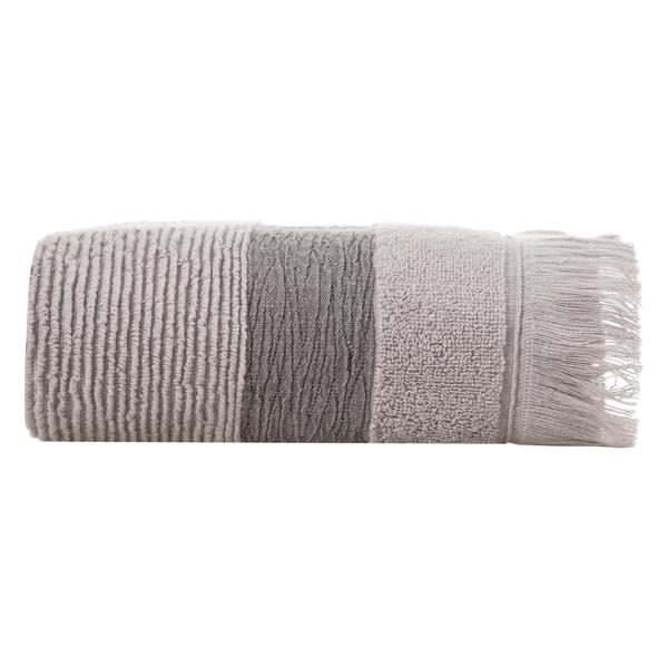 Mudo Home Borla Gri Yüz Havlusu 50X80Cm Renksiz
