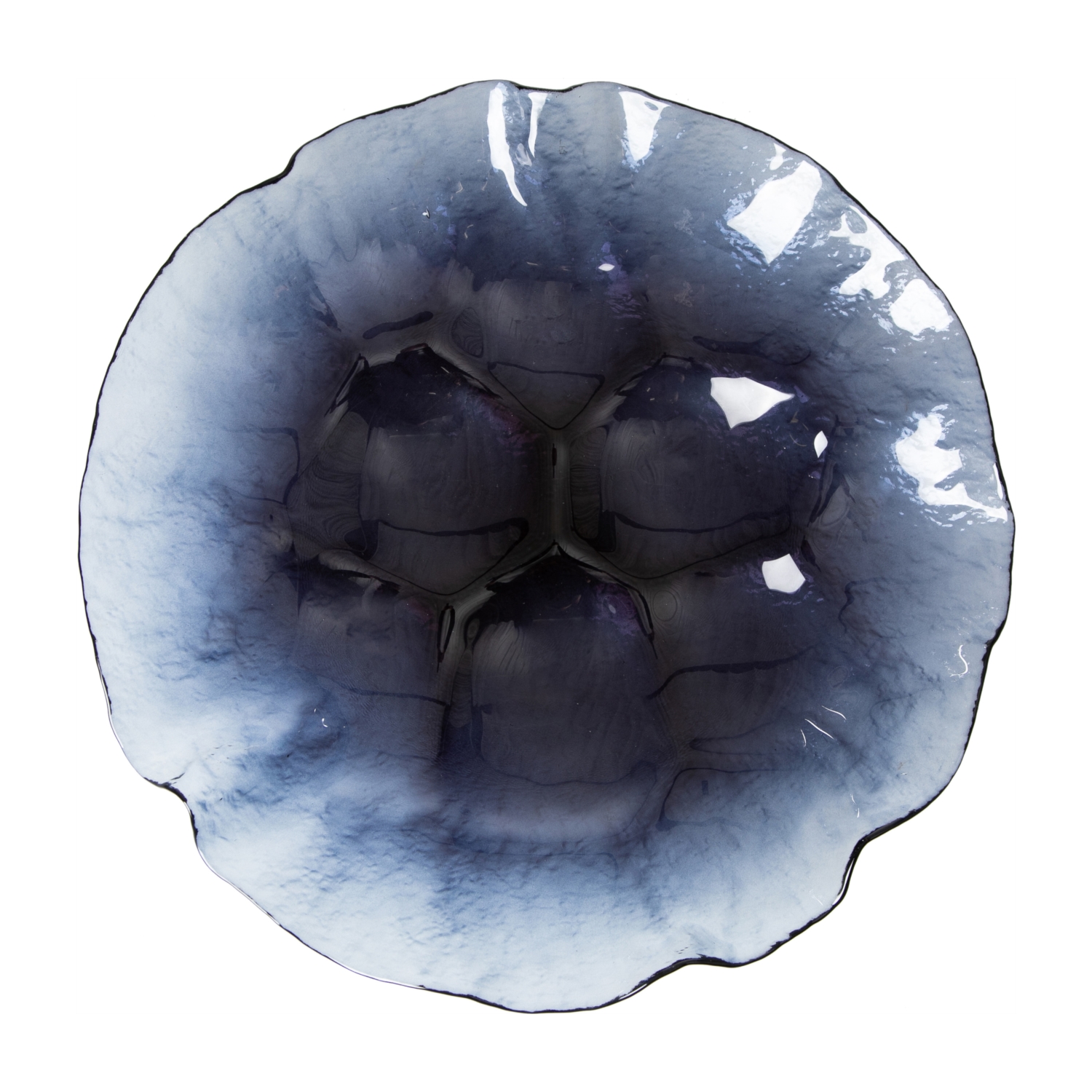 HANDMADE SUNUM TABAĞI 38CM- NAVY