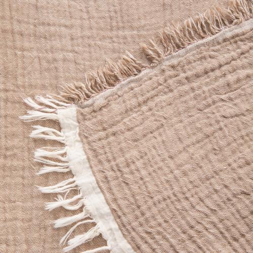  MÜSLİN PİKE EKRU BEJ ÇİFT K. 200X240