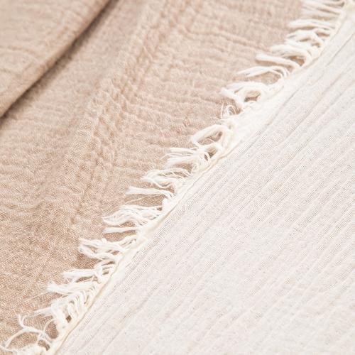  MÜSLİN PİKE EKRU BEJ ÇİFT K. 200X240