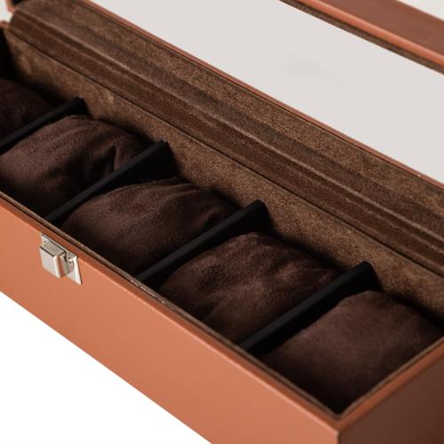  SAAT KUTUSU 5'Lİ ALCANTRA KAHVE