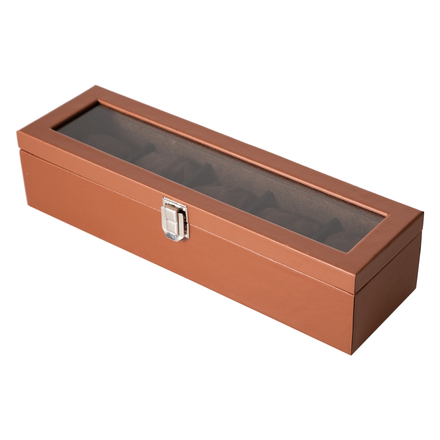 SAAT KUTUSU 5'Lİ ALCANTRA KAHVE