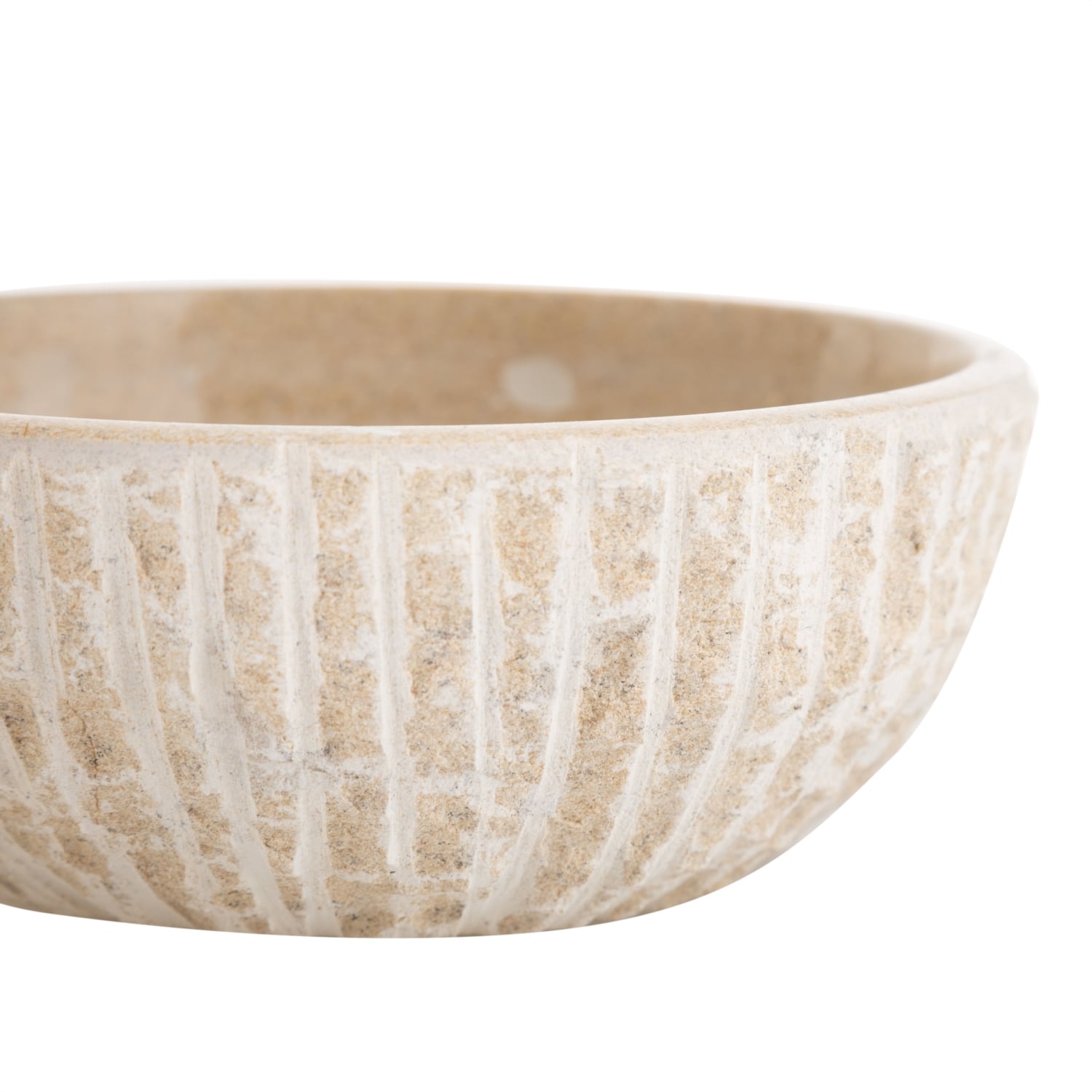 THEASDALE TRAVERTEN DEKORATİF KASE 15 CM