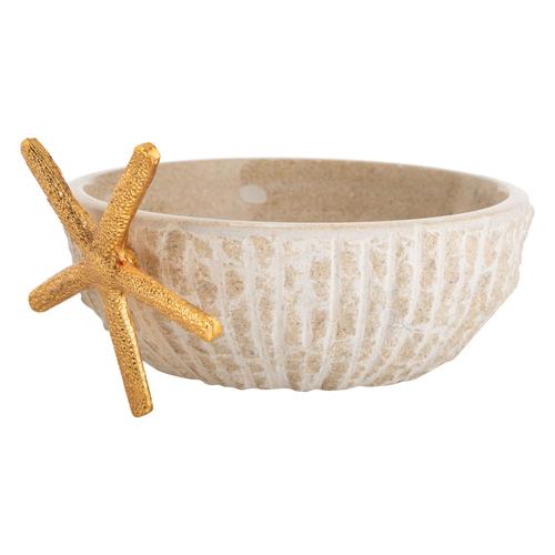  THEASDALE TRAVERTEN DEKORATİF KASE 15 CM