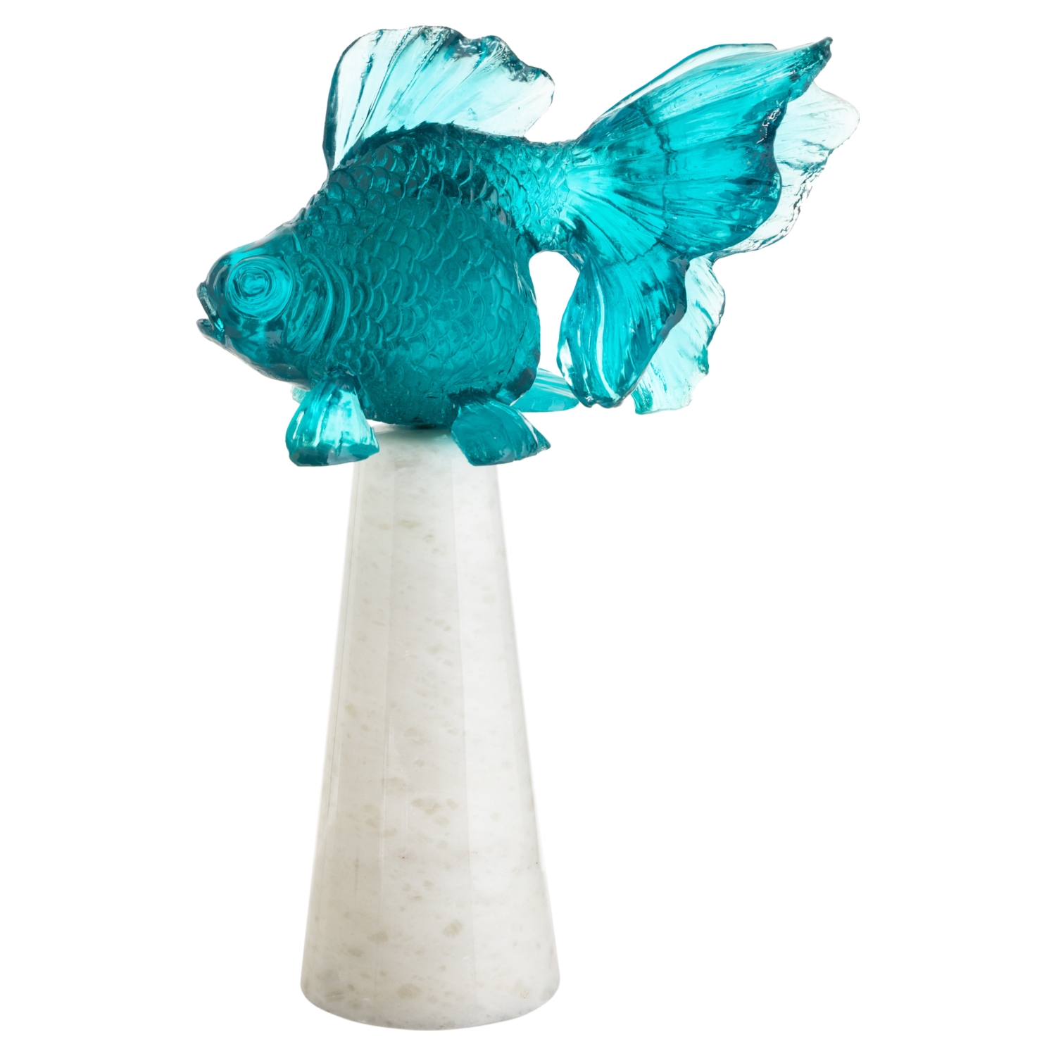 BLEU FISH MERMER KAİDELİ AKRİLİK BİBLO 24CM