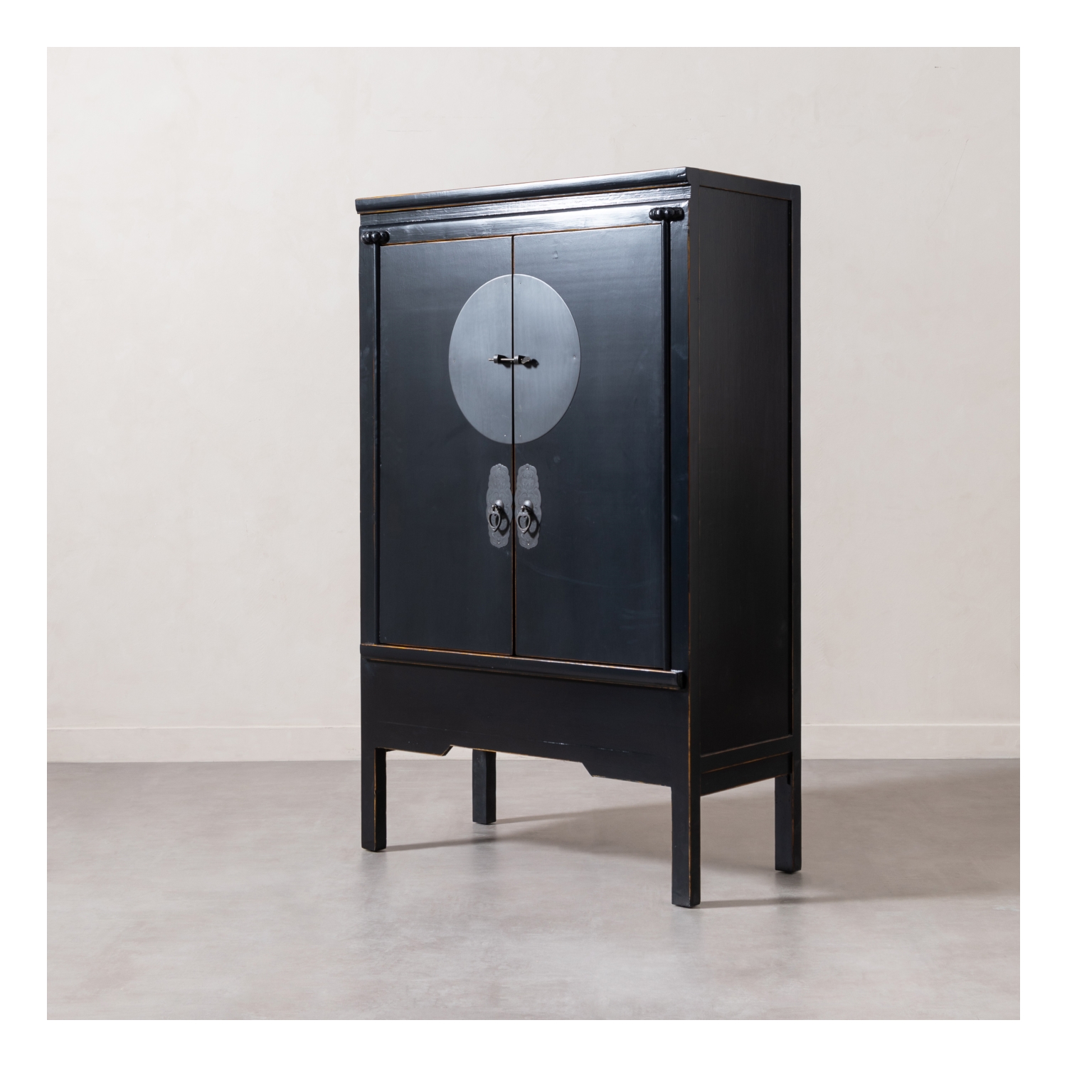 LIJI MASİF AHŞAP DOLAP KARAAĞAÇ