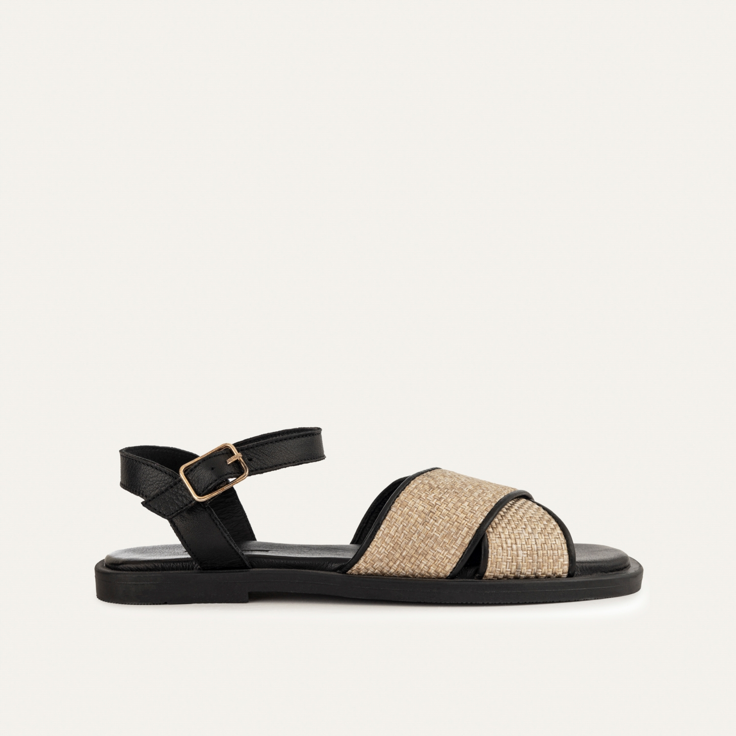 ÇAPRAZ BANT HASIR SANDALET