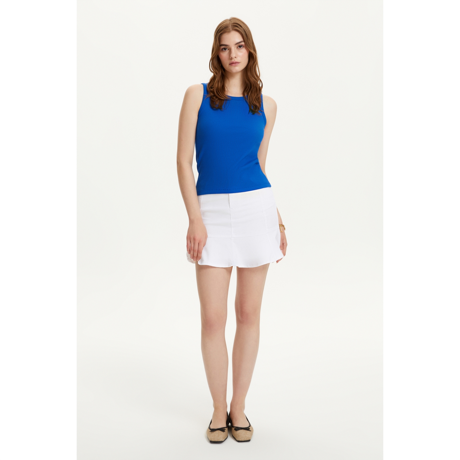 FİTİLLİ BİSİKLET YAKA ATLET