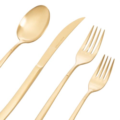  GRACE 24 PARÇA ÇATAL KAŞIK BIÇAK SETİ - MAT GOLD