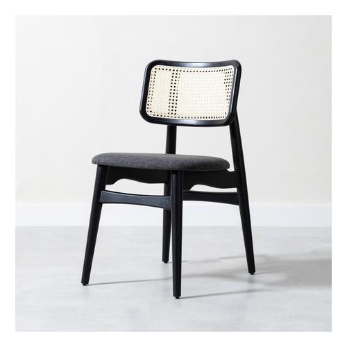  BROKK AHŞAP HAZERAN SANDALYE SİYAH