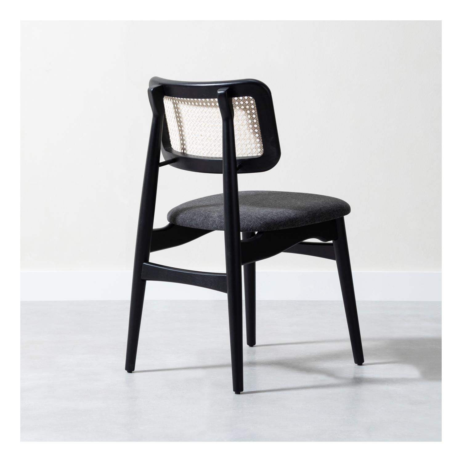 BROKK AHŞAP HAZERAN SANDALYE SİYAH