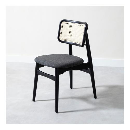  BROKK AHŞAP HAZERAN SANDALYE SİYAH