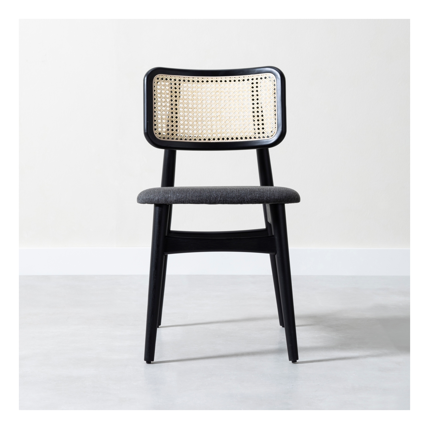 BROKK AHŞAP HAZERAN SANDALYE SİYAH