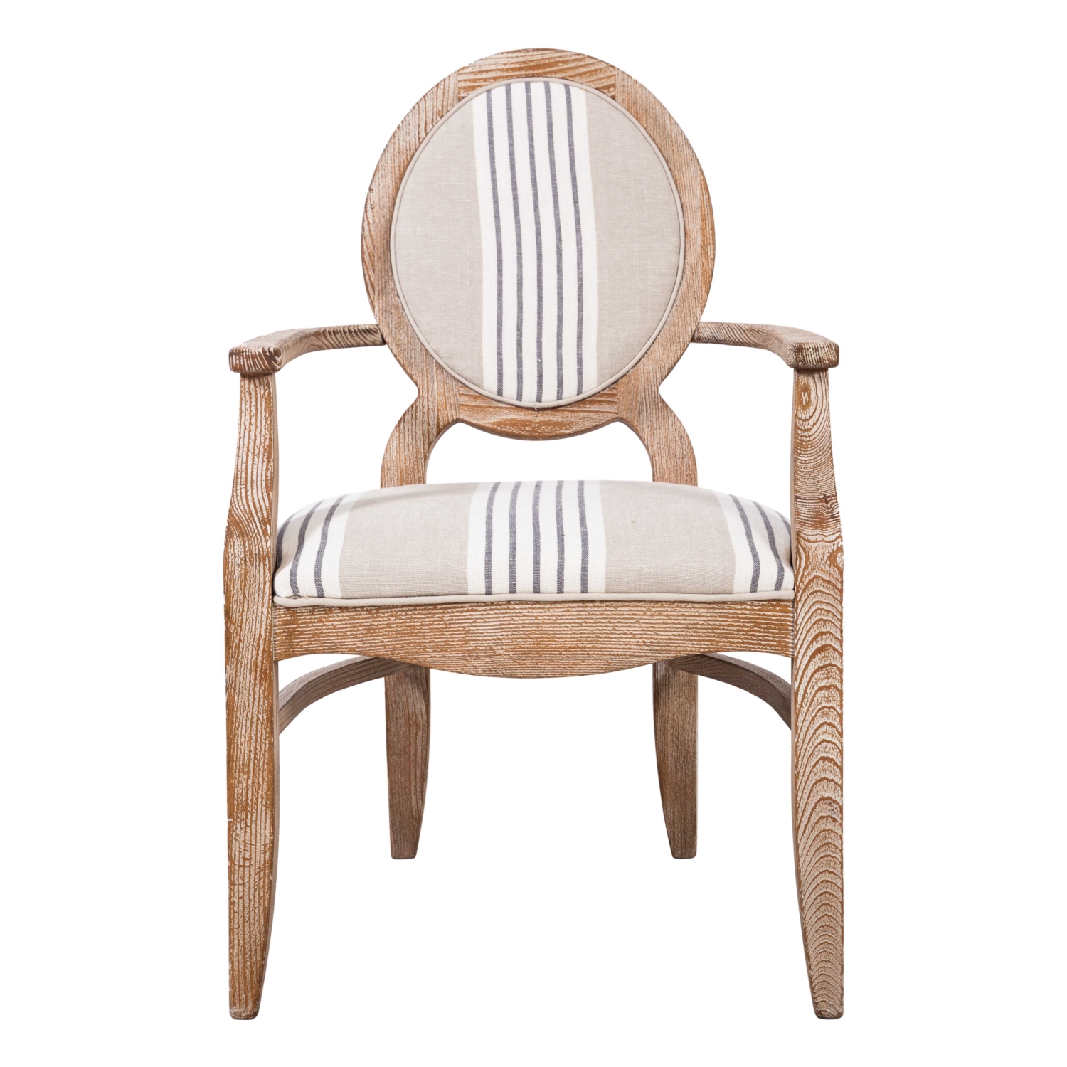 SELRA KOLÇAKLI MASİF AHŞAP SANDALYE BEJ