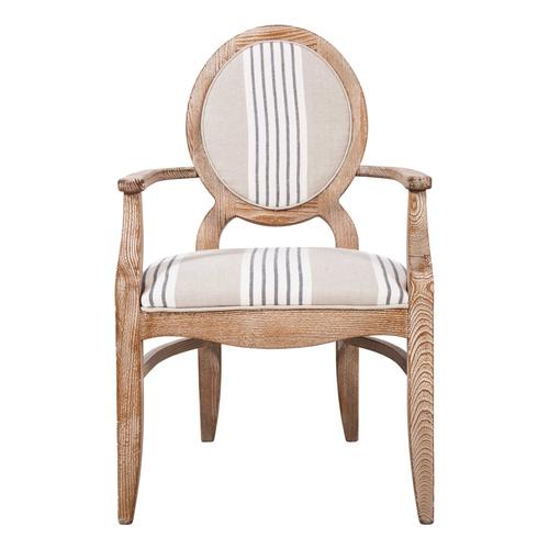  SELRA KOLÇAKLI MASİF AHŞAP SANDALYE BEJ