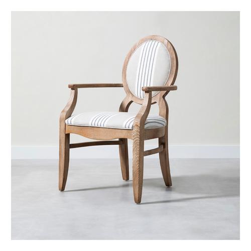  SELRA KOLÇAKLI MASİF AHŞAP SANDALYE BEJ