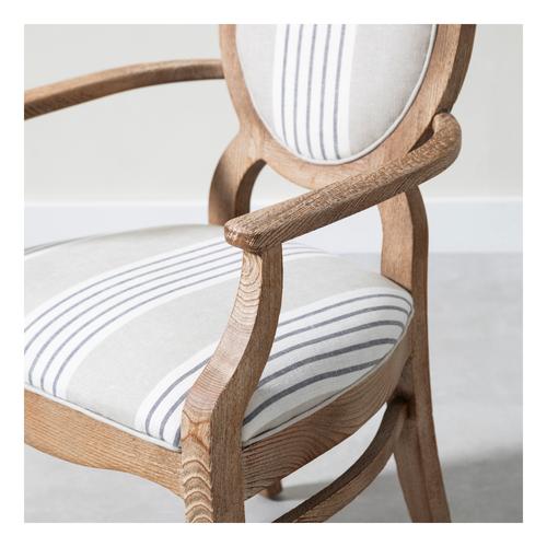  SELRA KOLÇAKLI MASİF AHŞAP SANDALYE BEJ