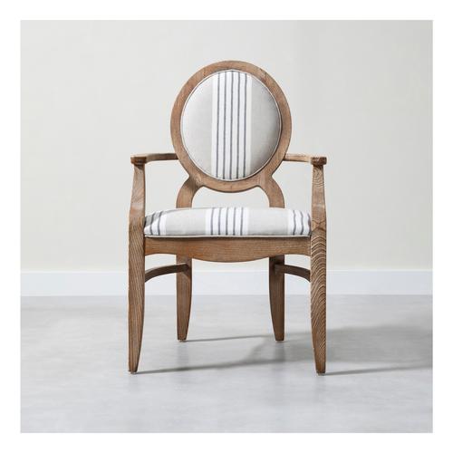  SELRA KOLÇAKLI MASİF AHŞAP SANDALYE BEJ