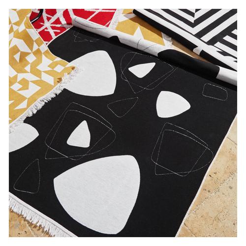  KELSEY ÇİFT TARAFLI HALI SİYAH 120X180