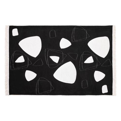  KELSEY ÇİFT TARAFLI HALI SİYAH 120X180