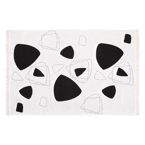  KELSEY ÇİFT TARAFLI HALI SİYAH 120X180