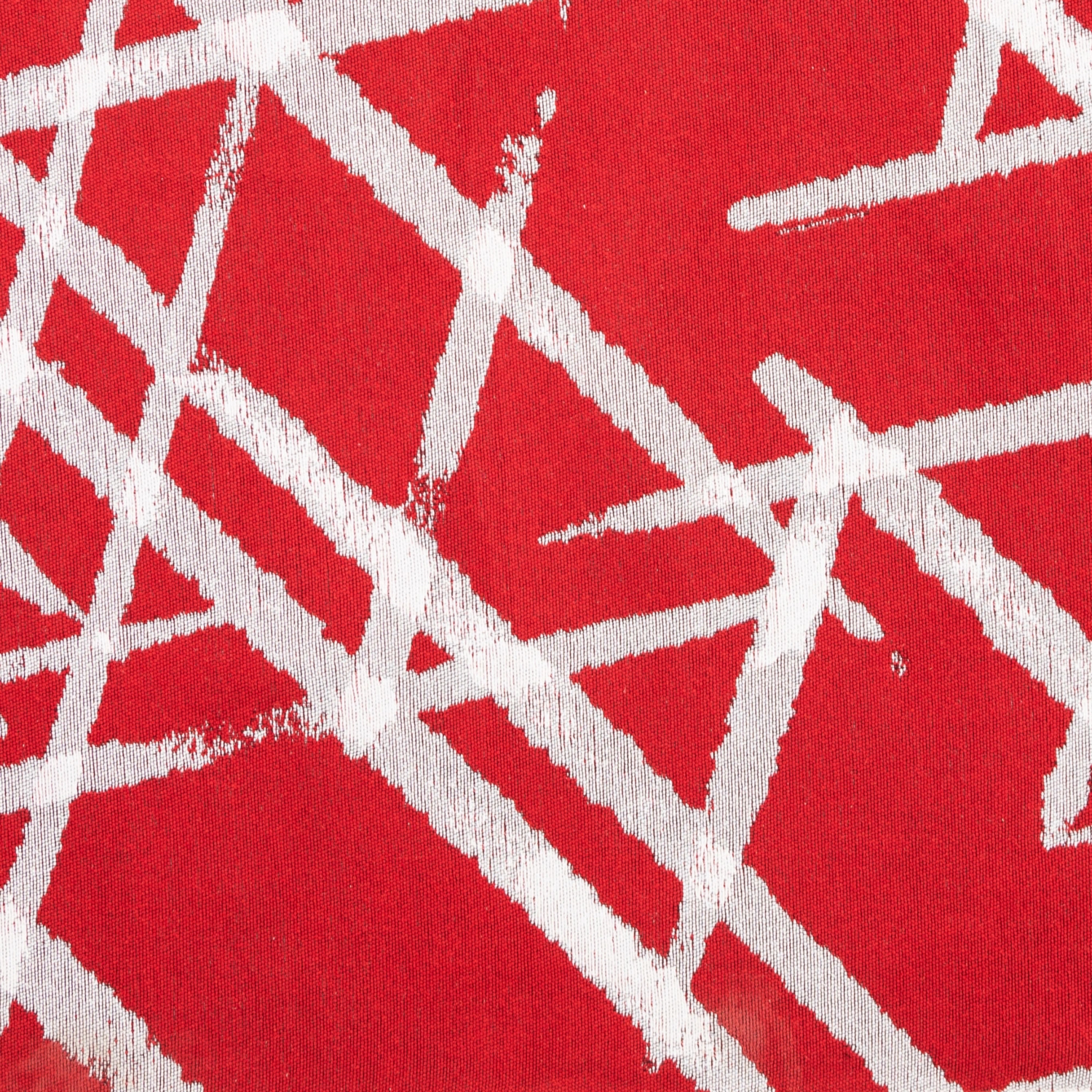 KAI ÇİFT TARAFLI HALI BEYAZ KIRMIZI 120X180