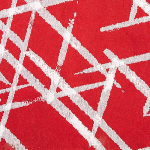  KAI ÇİFT TARAFLI HALI BEYAZ KIRMIZI 120X180