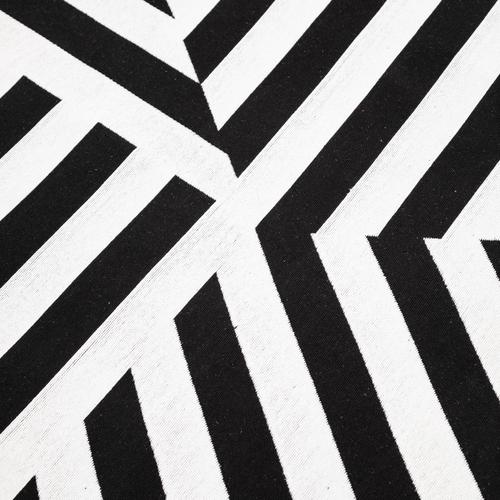  KENNY ÇİFT TARAFLI HALI SİYAH BEYAZ 160X230