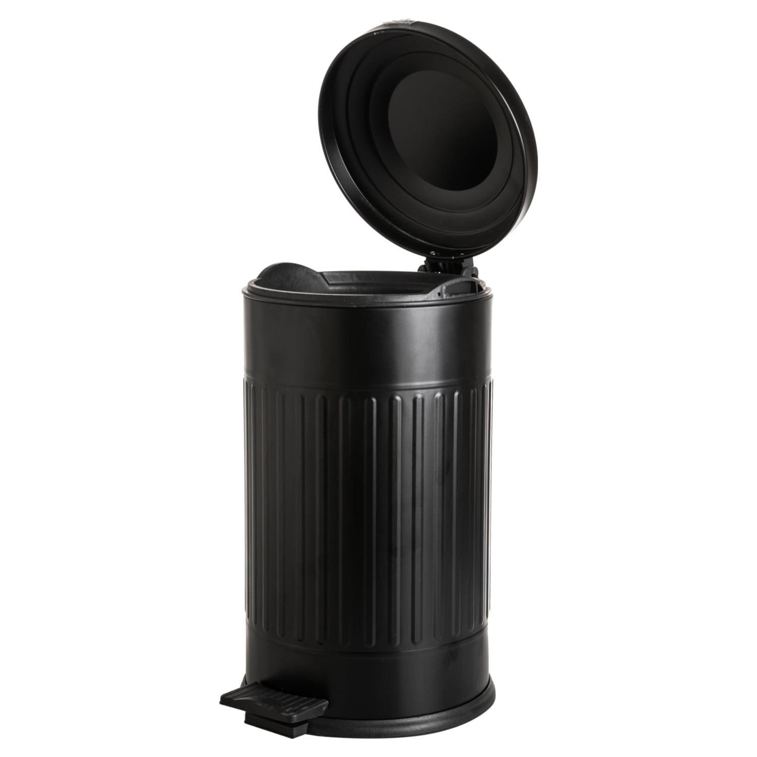 16LT PEDALLI VINTAGE ÇÖP KOVASI SİYAH