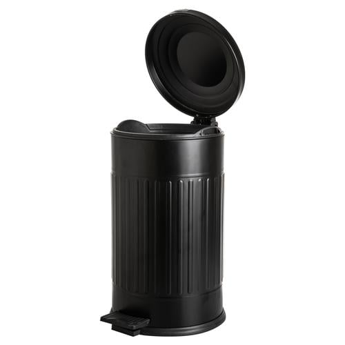 16LT PEDALLI VINTAGE ÇÖP KOVASI SİYAH