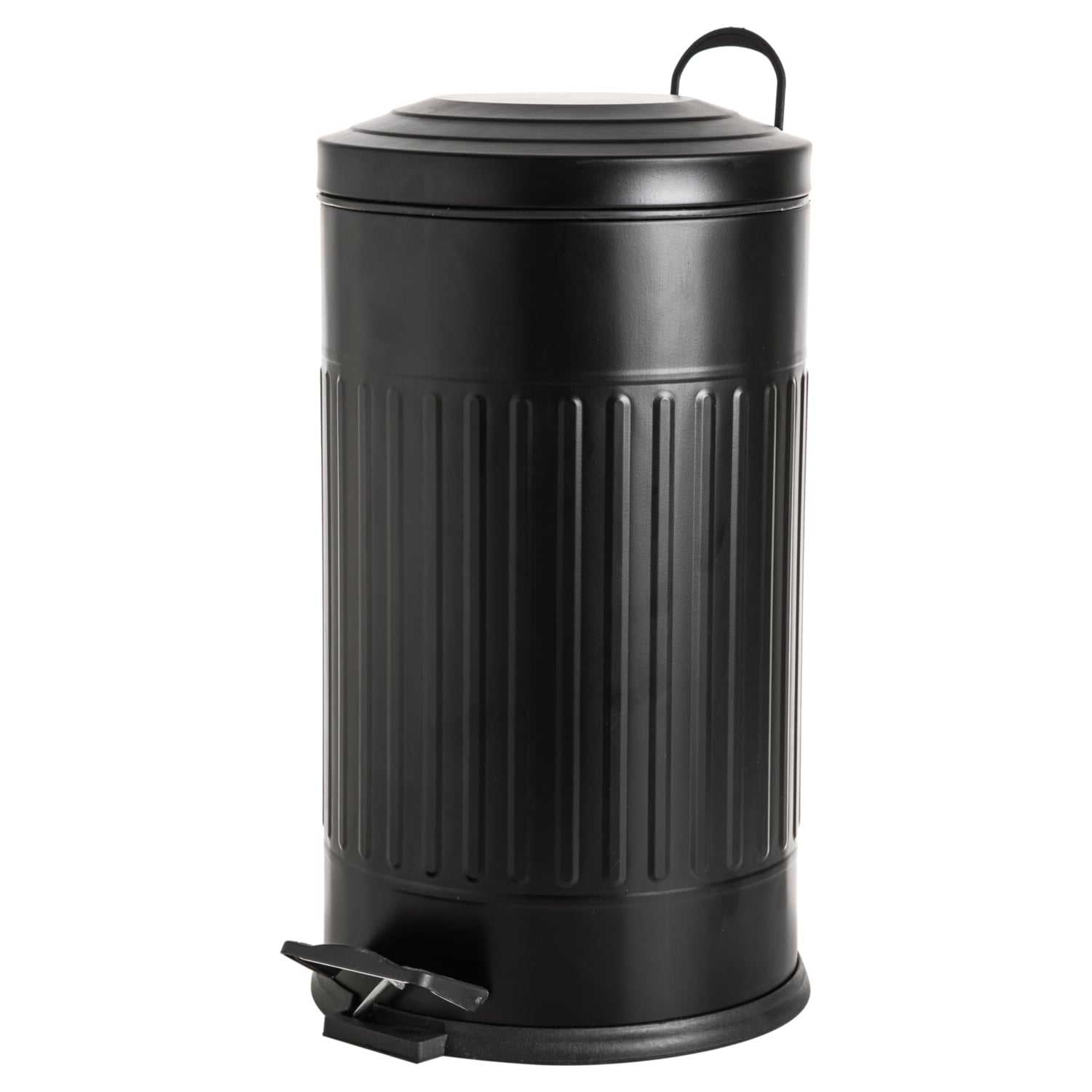 16LT PEDALLI VINTAGE ÇÖP KOVASI SİYAH