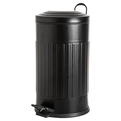 16LT PEDALLI VINTAGE ÇÖP KOVASI SİYAH