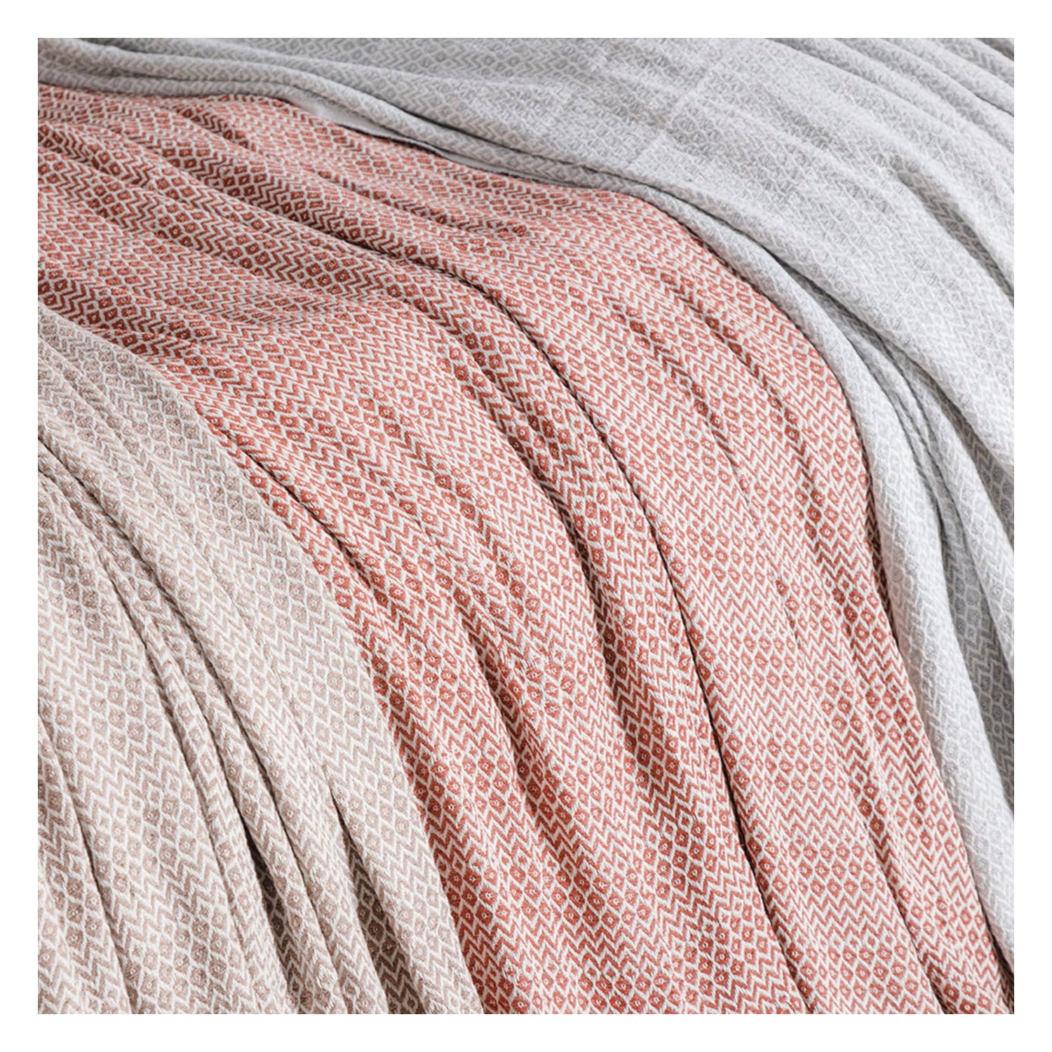 NANCY GRİ ÇİFT KİŞİLİK PİKE 200X230CM