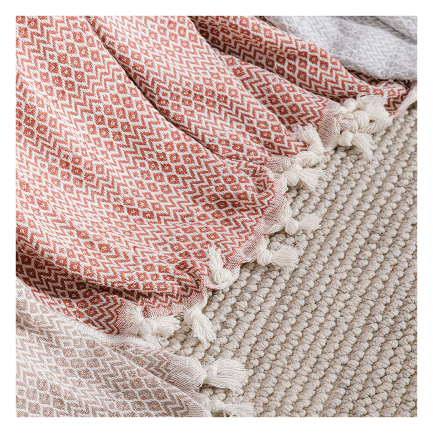 NANCY BEJ ÇİFT KİŞİLİK PİKE 200X230CM